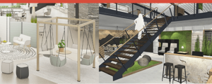 Room Concepts - Grafik 1 Offene Büroplanung