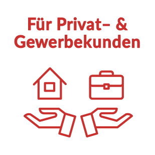 Für Privat– & Gewerbekunden Verkauf für Privat- und Gewerbekunden